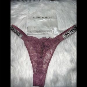 Victoria secret shine strap thong